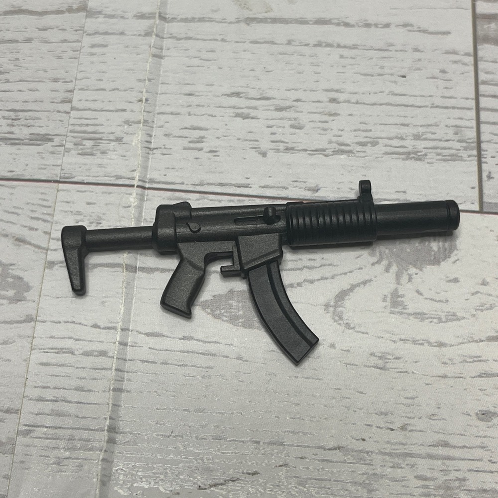 Black Tactical Submachine Gun Accessory Action Figures 2 Inch Fortnite?